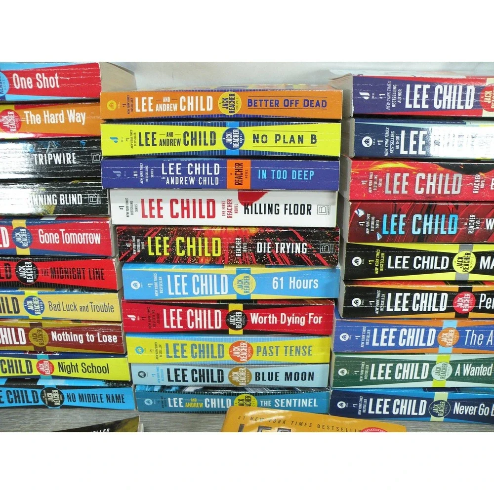 Lee Child Jack Reacher Book Lot Collection - 31 Novels - Mixed Formats